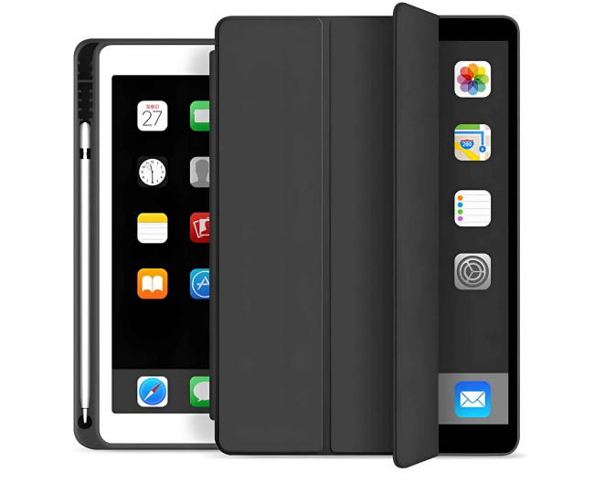 Чехол Smart Case+stylus for Apple iPad 10.2 (2019/20/21)/pro10.5(2017)/Air 10.5 Black